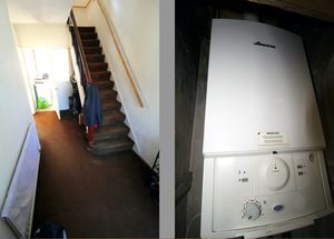 Hallway and Boiler- click for photo gallery